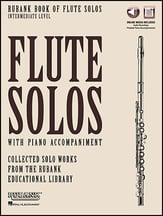 Rubank Book of Flute Solos Intermediate Level Book with Online Media Access cover